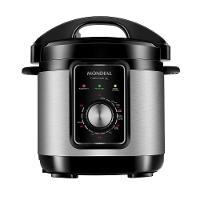 Panela De Pressão Elétrica Mondial Pratic Cook 3l Premium I Pe-47-3l-i Panela Elétrica De Pressão-220v-preto/inox - 1