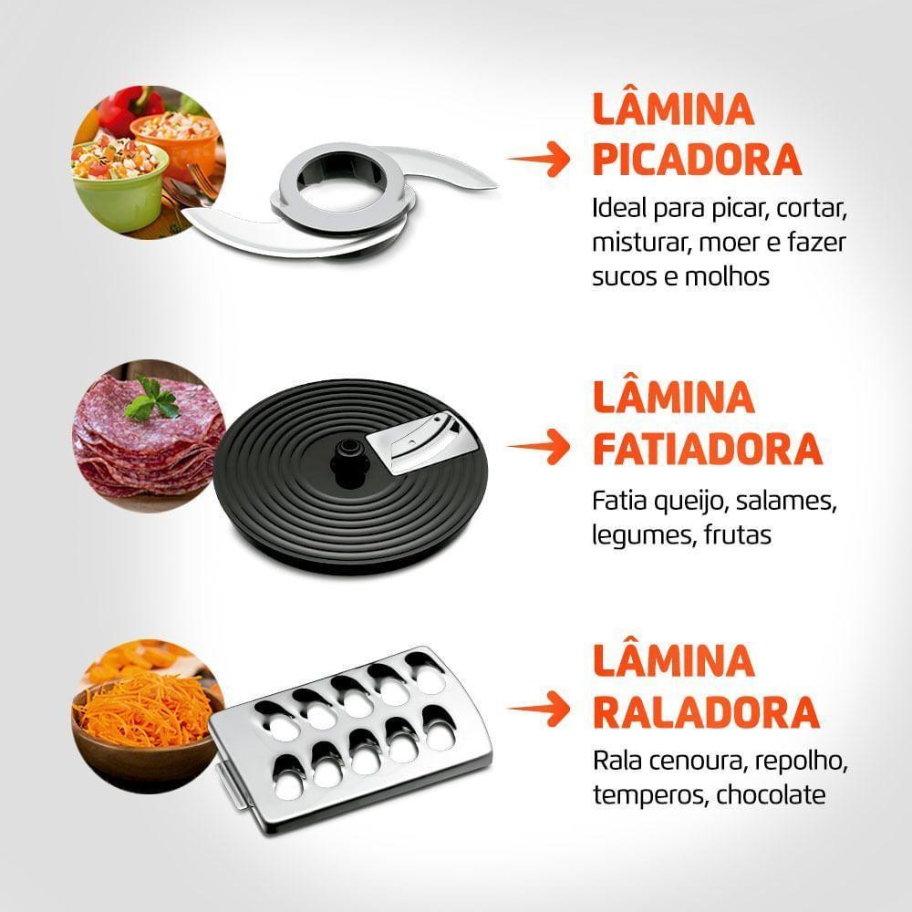 Multiprocessador Turbo Chef 5 Em 1 Mondial - Mpn-01-b Multiprocessador Mpn-01-b 220v/60hz . - 6