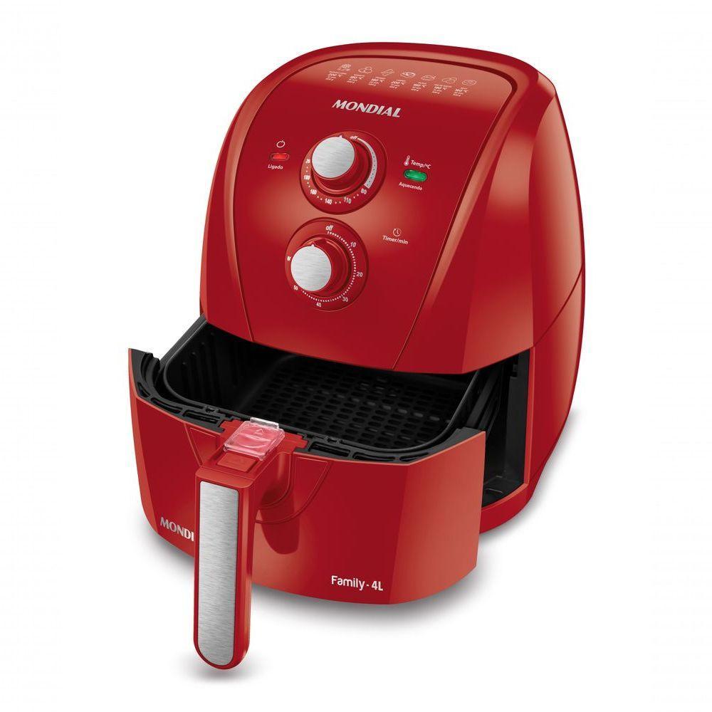 Fritadeira A Ar Mondial - Afn-40-fr Air Fryer Afn-40-fr 220v/60hz . - 1