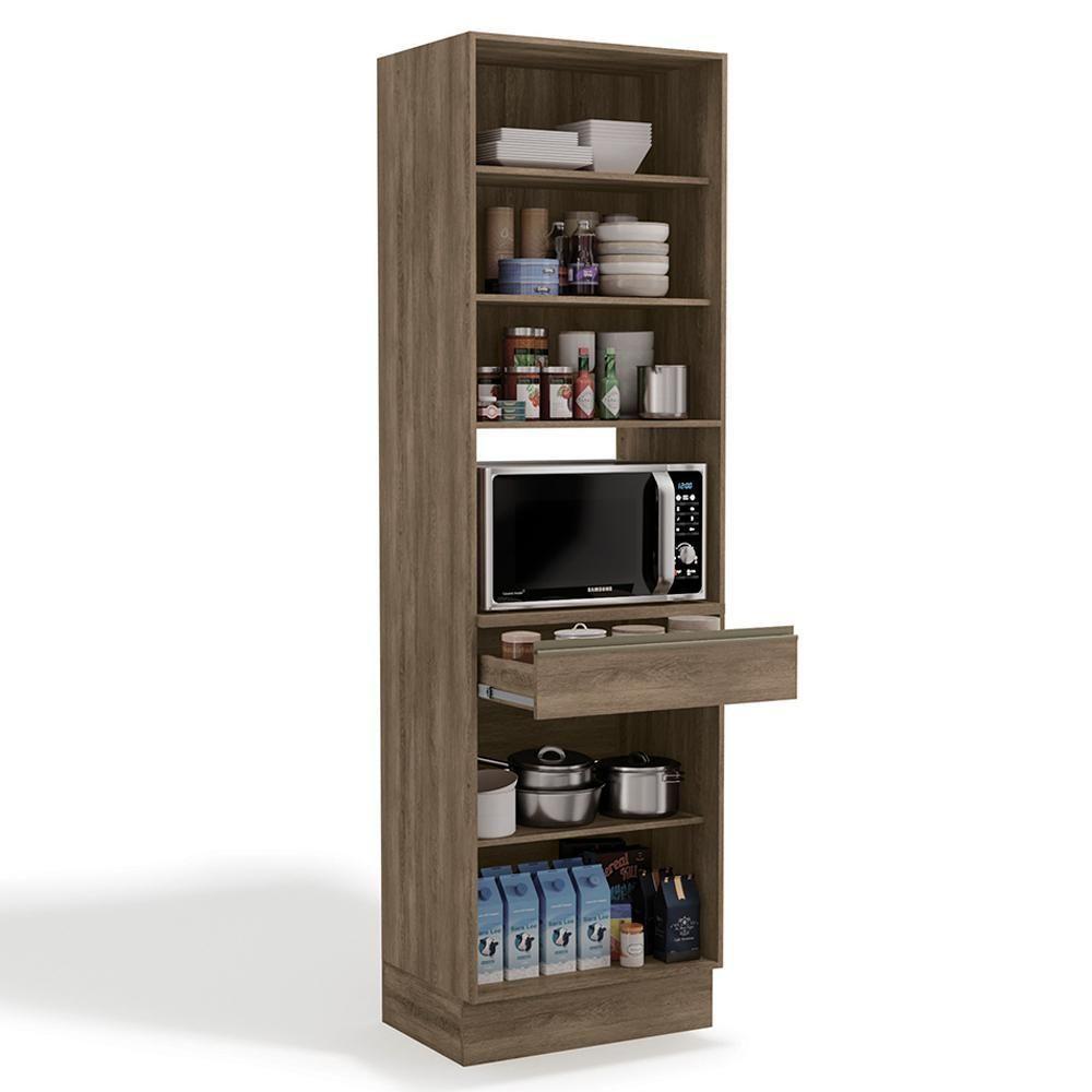 Torre Quente 240x70 Cm 4p 1g Mdp Maxxi G751 Nogal Kappesberg Nogal - 2