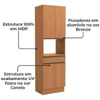 Torre Quente 240x70 Cm 4p 1g Mdp Maxxi G751 Canela Kappesberg Canela - 3