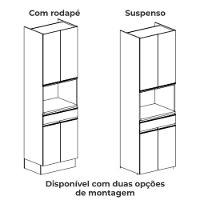 Torre Quente 240x70 Cm 4p 1g Mdp Maxxi G751 Canela Kappesberg Canela - 6