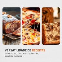 Panificadora Automática Mondial Master Bread Branco NPF-54 127V - 8