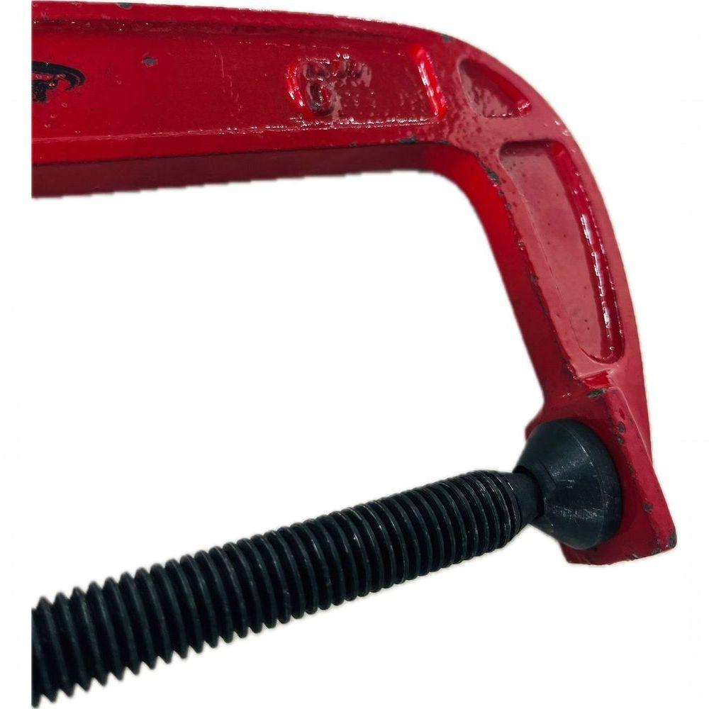 Grampo Marceneiro Sargento Tipo C 3 Vermelho - 2