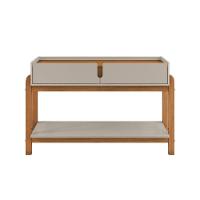 Aparador Buffet Lizz Com 2 Gavetas 1,30 Off-white/cedro