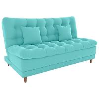 Sofa Cama 2 Lugares 185 Cm Duda Veludo Deluxe Sofistc Verde Milani Store Verde - 1