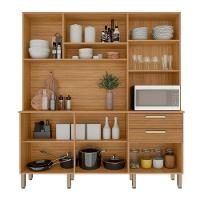 Cozinha Compacta 6p 2g 180 Cm Ferrara Freijo Supremo Cp Ripado Freijo Ktp Freijo Supremo Cp Ripadofreijo - 9