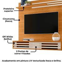 Painel Suspenso Tv 55 Pol 136 Cm Sublime Cinamomo Off White Madetec Cinamomo Off White - 5