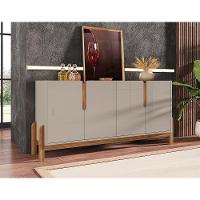 Balcão Buffet Lizz Com 4 Portas 1,70 Off-white/cedro - 1