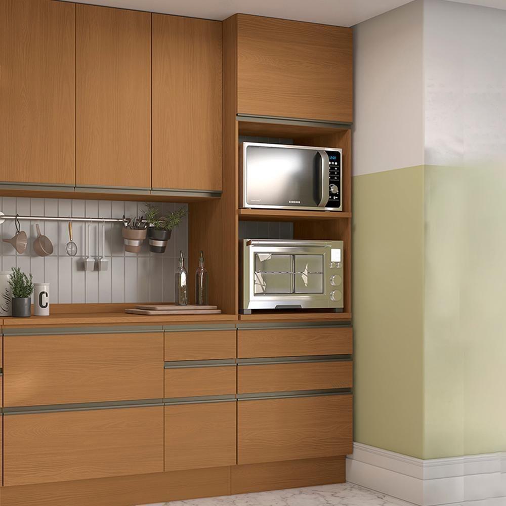 Torre Quente 2 Fornos 240x70 Cm 2p 3g Mdp Maxxi G750 Canela Kappesberg Canela - 2