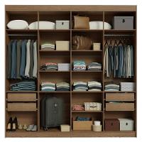 Guarda-roupa Casal 8 Portas Batentes Com Espelho Venus Madesa Rustic/crema