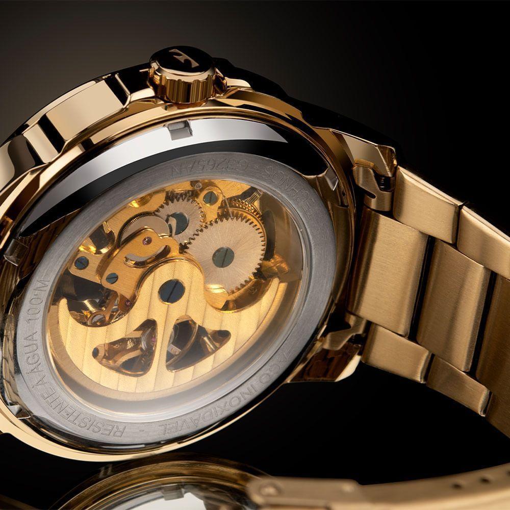 Relógio Technos Masculino Automático Dourado - G3265an/1p G3265an/1p - 5