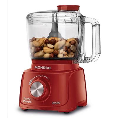 Mini Processador de Alimentos Mondial MP-16-R 0,5L 300W Vermelho 220V
