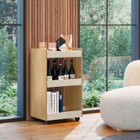 Balcão Para Organizar Multiuso Modelo Jade Para Casa Cinamomo Off White - 1