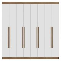 Guarda-roupa Casal 8 Portas Batentes Netuno Madesa Rustic/branco - 10