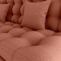 Sofa Cama 2 Lugares 185 Cm Duda Tecido Pompeia G500 Terracota Milani Store Terracota - 5