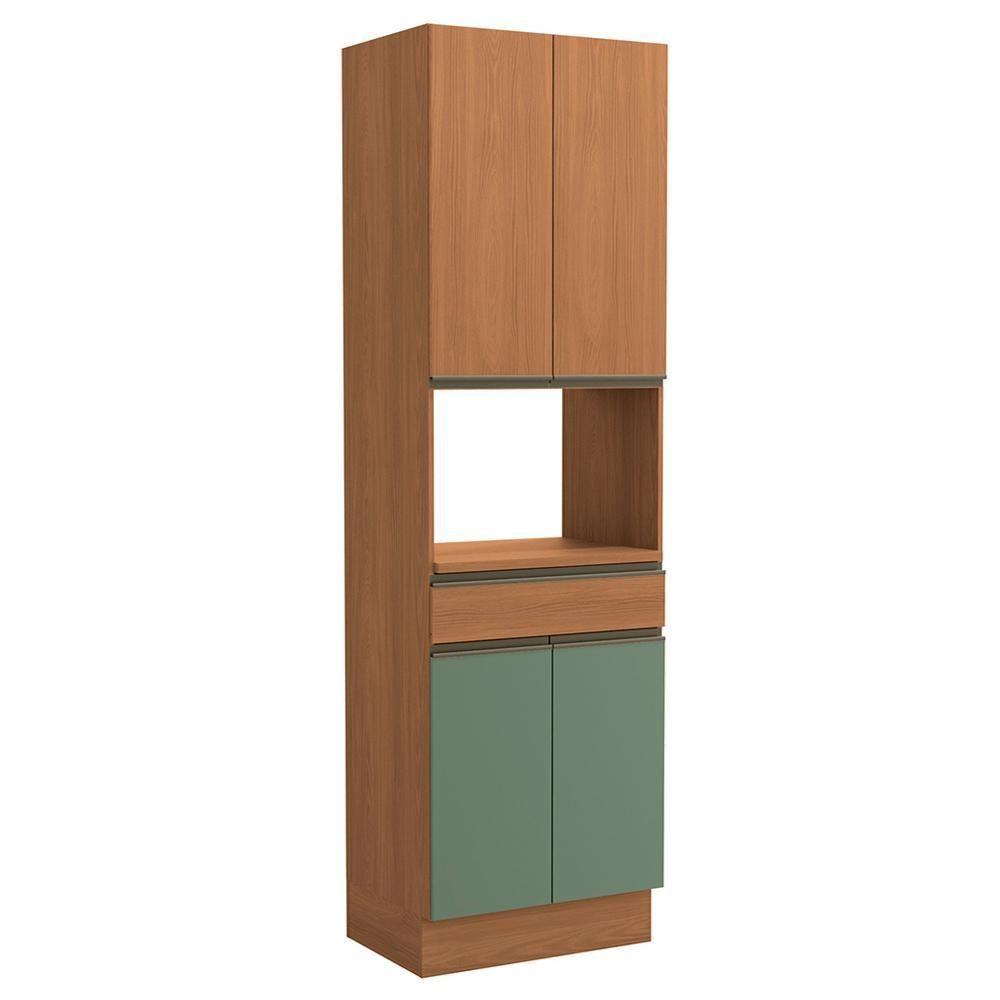 Torre Quente 240x70 Cm 4p 1g Mdp Maxxi G751 Canela Verde Kappesberg Canela Verde - 1