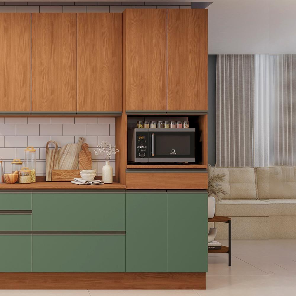 Torre Quente 240x70 Cm 4p 1g Mdp Maxxi G751 Canela Verde Kappesberg Canela Verde - 2