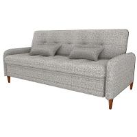 Sofa Cama 2 Lugares 206 Cm Donna Linho Vancouver E483 Bege Milani Store Bege - 1