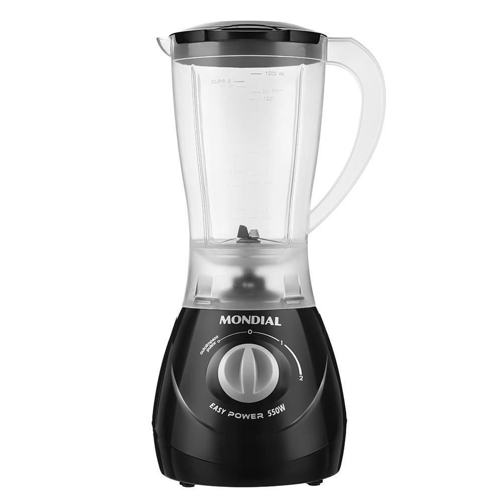 Liquidificador Mondial 1,5l Easy Power 550w L-550-b Liquidificador L-550-b 127v-60hz . - 5