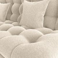 Sofa Cama 2 Lugares 185 Cm Duda Tecido Pompeia G504 Bege Milani Store Bege - 5