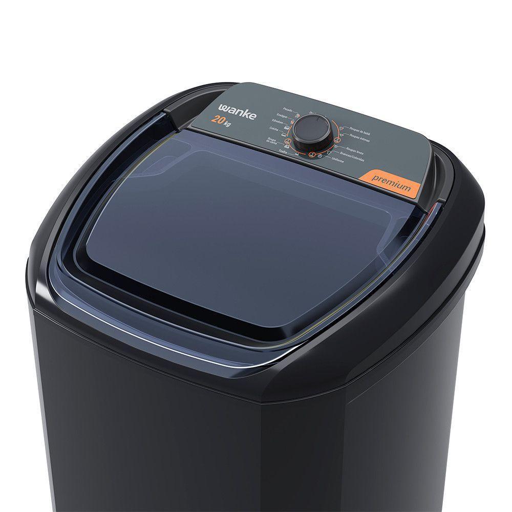 Máquina De Lavar Wanke Premium Semi-automática 20kg Black 220V - 4