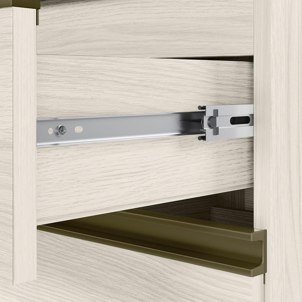 Armario Aereo Vidro Balcao Tampo Mdf Kali Bianco Toq Bianco Toq Nicioli - 7