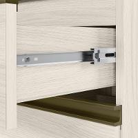 Armario Aereo Vidro Balcao Tampo Mdf Kali Bianco Toq Bianco Toq Nicioli - 7