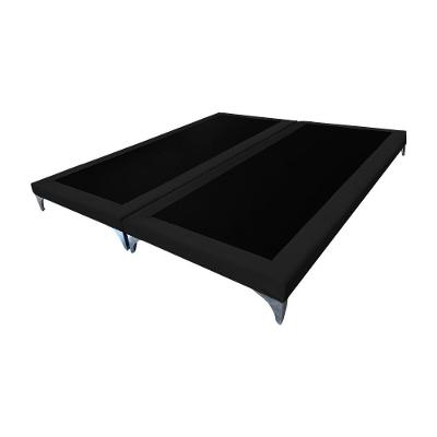Cama Oriental Premium Queen Veludo Preto