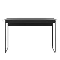 Mesa De Estudos Escrivaninha Home Office Industrial Criare Quarto Escritório Bancada Simples Preto - 1