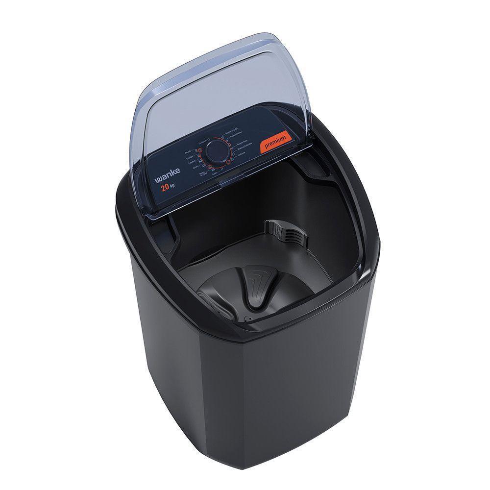 Máquina De Lavar Wanke Premium Semi-automática 20kg Black 110V - 5