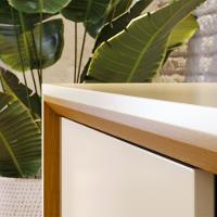 Rack Bancada Tv 65 Pol 2p 164 Cm Atlas Cinamomo Off White Madetec Cinamomo Off White - 5