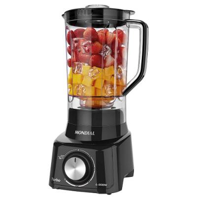 Liquidificador Mondial L-900 FB 900W 2,7L com Filtro em Inox 5 Velocidades Preto 110V