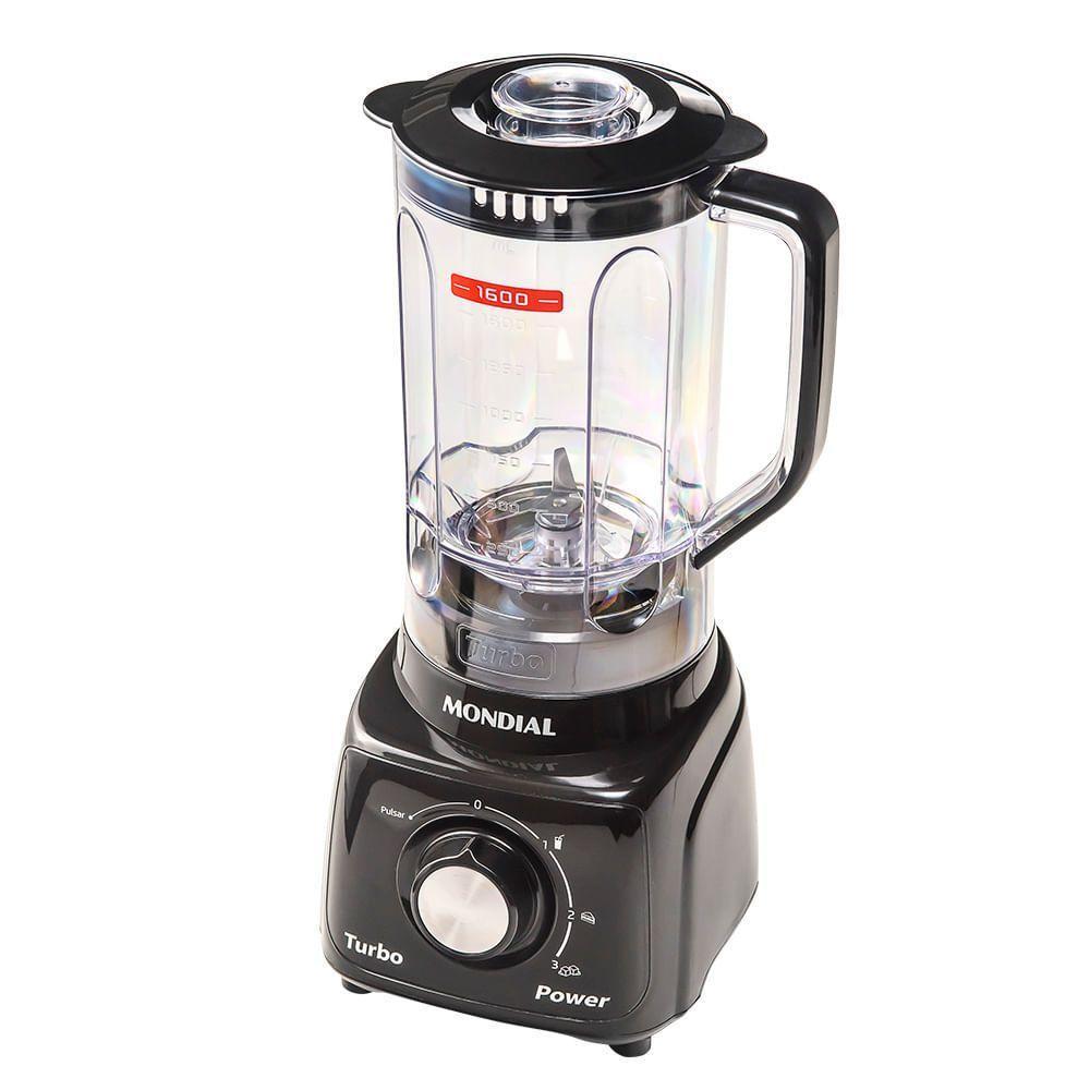 Liquidificador Mondial Turbo Power L-99-fb 127v-preto - 8