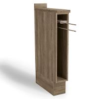 Balcao Nicho Toalheiro Com Tampo 15 Cm Maxxi G740 Nogal Kappesberg Nogal - 2