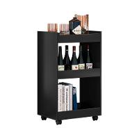 Balcão Para Organizar Multiuso Modelo Jade Para Casa Preto - 2