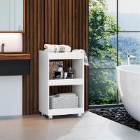 Esmalteira Balcão Para Organizar Multiuso Modelo Jade Para Casa Branco - 1