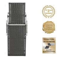 2 Espreguiçadeira Catar E 2 Mesa Garden Alumínio E Fibra Preto - 3