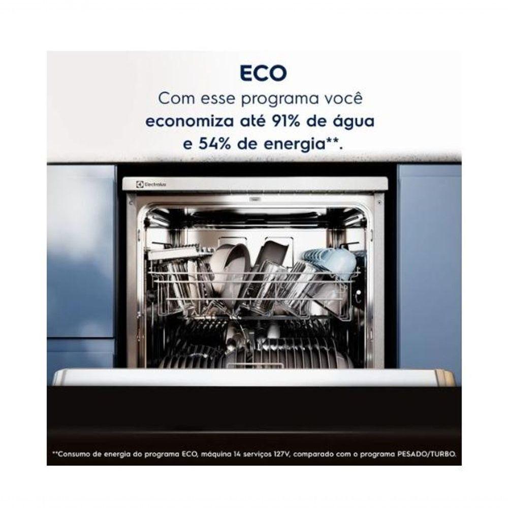 Lava-louça Electrolux 14 Serviços Branca Com Programa Lava & Seca 50 Min LB14E Branco 110V - 5