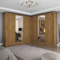 Closet Casal Duplo Dubai 6 Portas Plus 6 Gavetas Cinamomo - 1