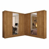 Closet Casal Duplo Dubai 6 Portas Plus 6 Gavetas Cinamomo - 3