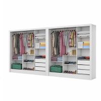 Closet Casal Duplo Dubai 6 Portas Premium 6 Gavetas Branco - 2