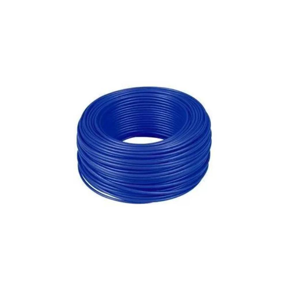 Rolo Com 100m De Cabo De Cobre 750v 4mm² Azul Escuro - Corfio - 1