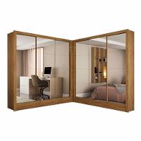 Closet Casal Duplo Dubai 6 Portas Premium 6 Gavetas Cinamomo - 3