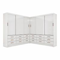 Closet Sevilha 6 Portas Casal Duplo 18 Gvt Carioca Moveis Branco - 7
