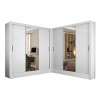 Closet Casal Duplo Dubai 6 Portas Plus 6 Gavetas Branco - 3