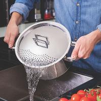 Espagueteira Fundo Triplo Tramontina Brava 62417240 6,1l Inox - 3