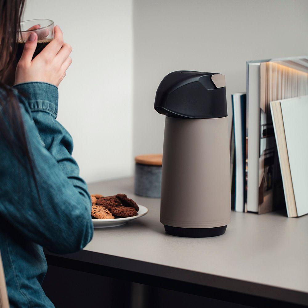 Garrafa Térmica Tramontina Exata 6163950 1l Bege - 4