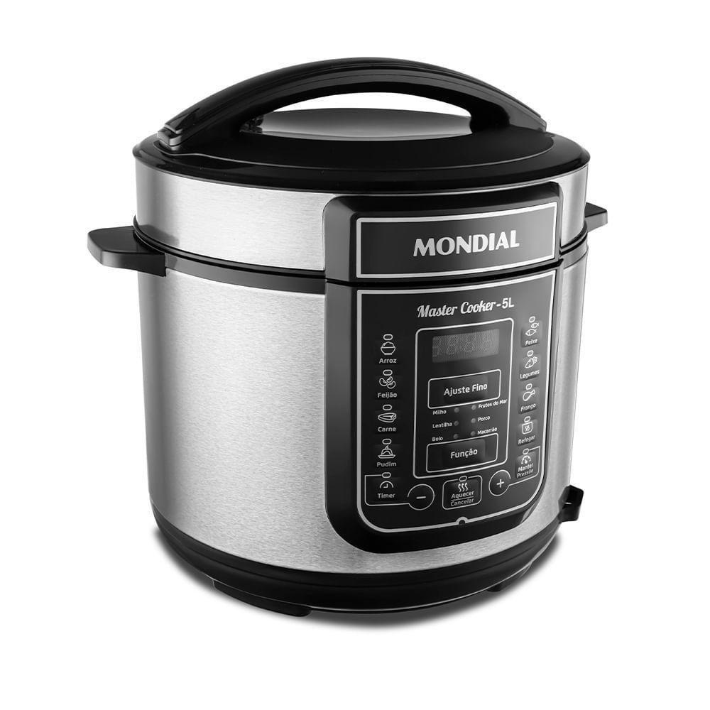 Panela De Pressão Elétrica Mondial Pe-38 127v-preto/inox - 3