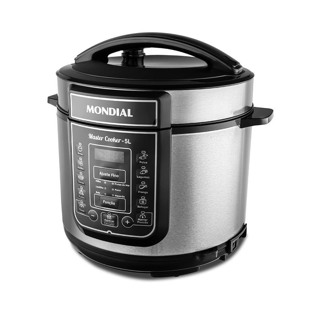 Panela De Pressão Elétrica Mondial Pe-38 127v-preto/inox - 4
